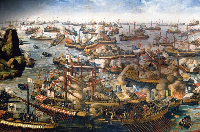Batalla de Lepanto: La flota española gana a los otomanos.