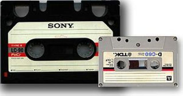 The audio cassette invented.