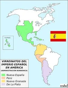 Virreinatos, dirigidos por un virrey; representante del rey.