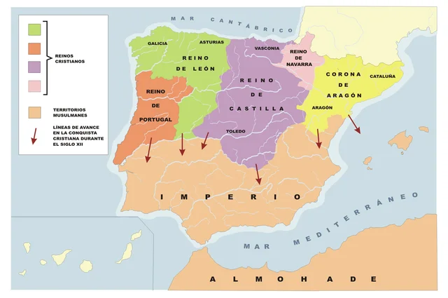 La nobleza cristiana traslada su capital al Reino de León