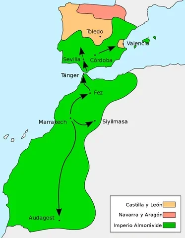 Reinos taifas: almorávides