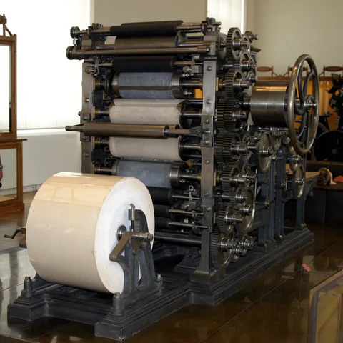 Invention de la machine rotative