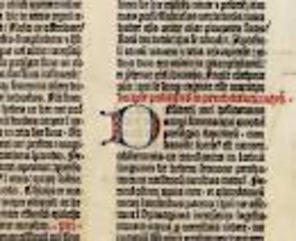 First Book with Movable Type