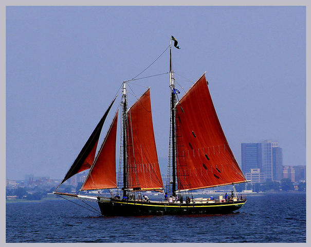 The Amistad set sail