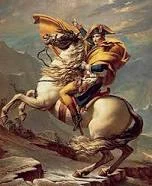 Bonaparte valica le Alpi al Passo del gran san Bernardo