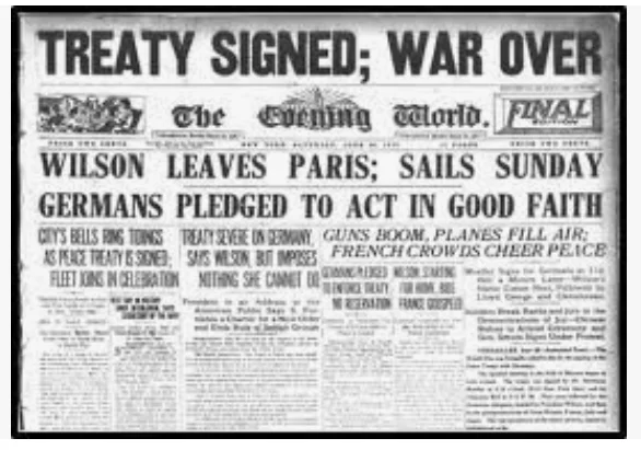 The Treaty of Versailles