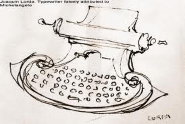 HISTORIA DE LA MAQUINA DE ESCRIBIR