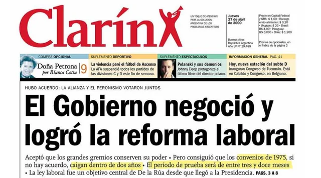 La ley Banelco