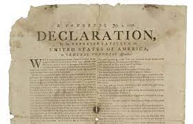 The declaration  Of Independence