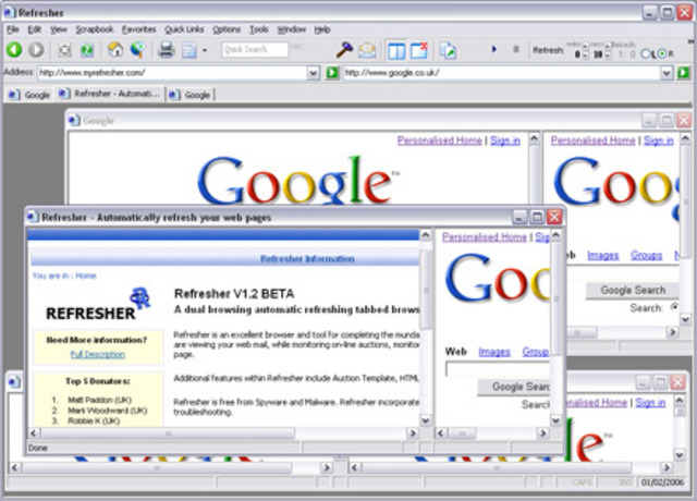 First web page created