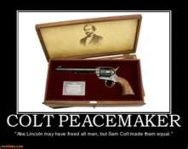 A Colt revolver, the Peacemaker of 1873, sold at auction for $242,000.