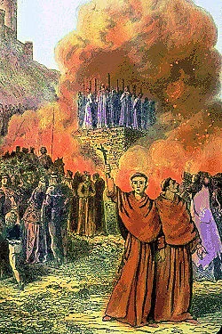 First execution of Heretics