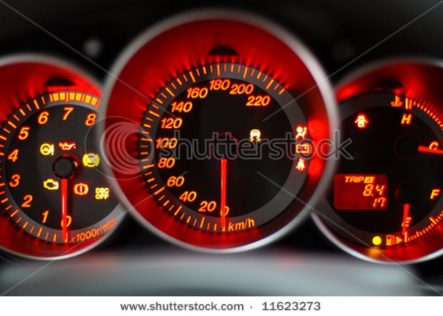 Odometer in Santa's sleigh