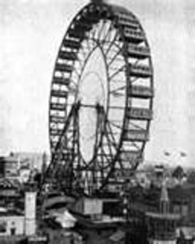 George W. Ferris created the Ferris Wheel
