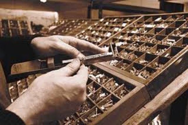 ανακάλυψη τυπογραφίας