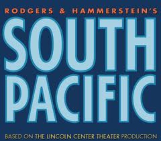 South Pacific, the prize-winning musical, opens on Broadway