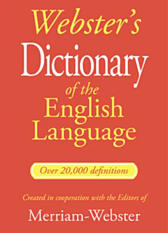 Webster Dictionary
