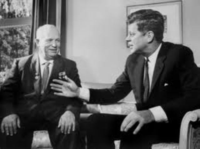 Khrushchev and Kennedy hold summit talks in Vienna