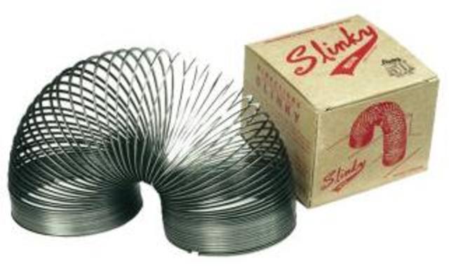 Richard and Betty James invents the Slinky