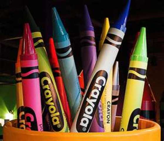 How much crayons were sold for
