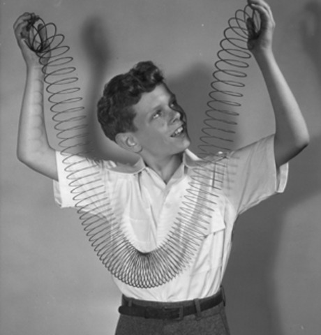 Slinky gets advertisements