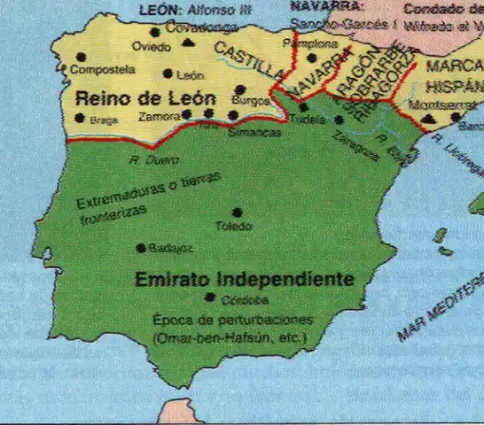 Empieza la ocupación cristiana de los valles del Ebro y del Tajo