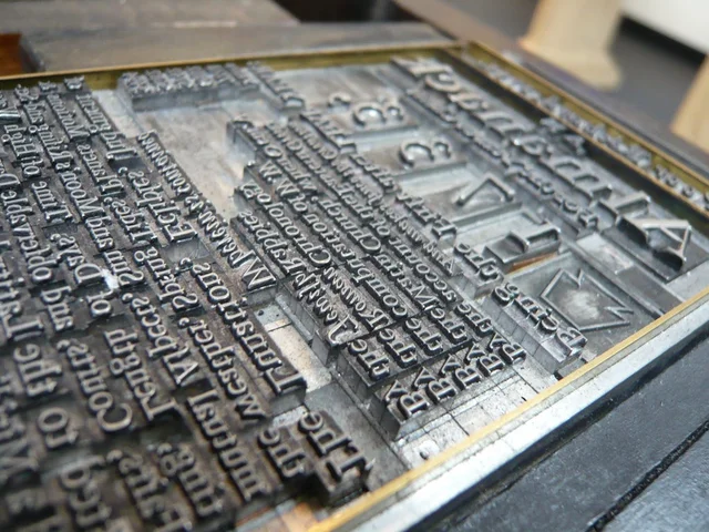 Movable-type printing