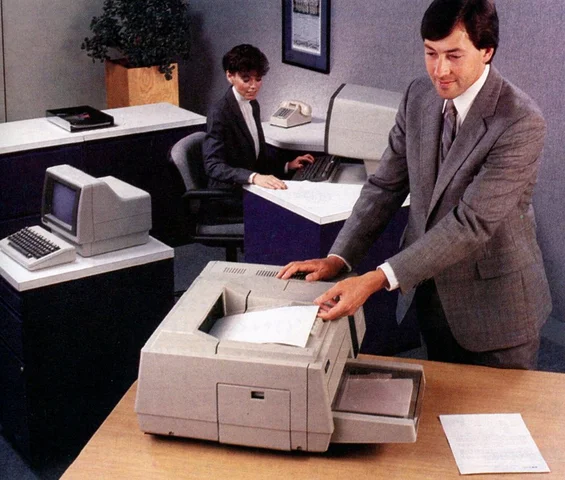 Desktop laser printer