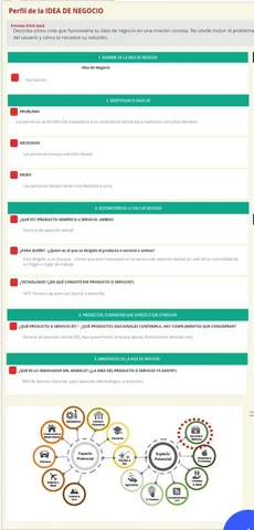 perfil de ideas y negocios