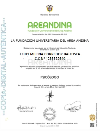Graduarme de psicóloga