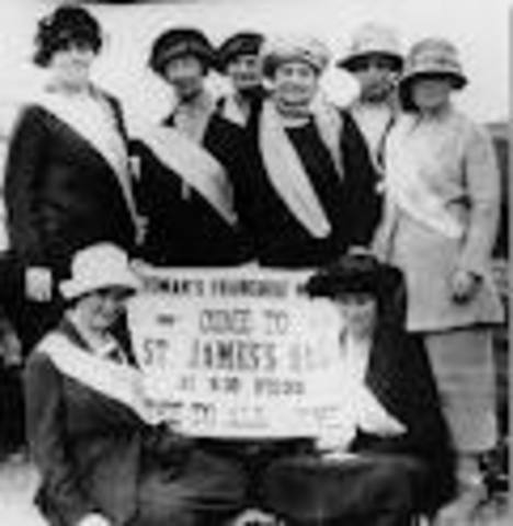 Establishment of Women's Franchise League