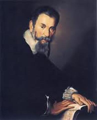 Claudio Monteverdi publishes his eighth book of madrigals.