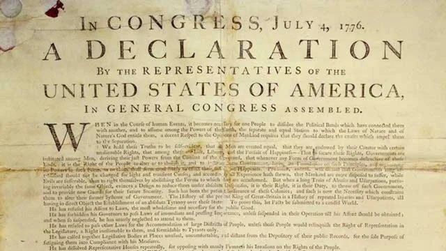 US Declares Independence