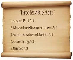Intolerable acts