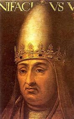 Death of Pope Boniface VII