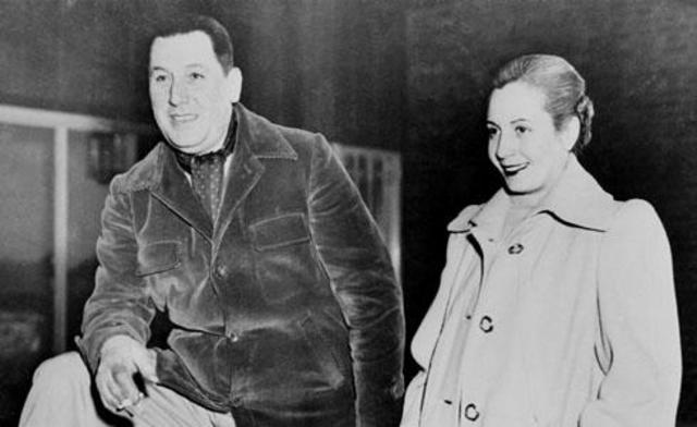 Eva y Juan Peron