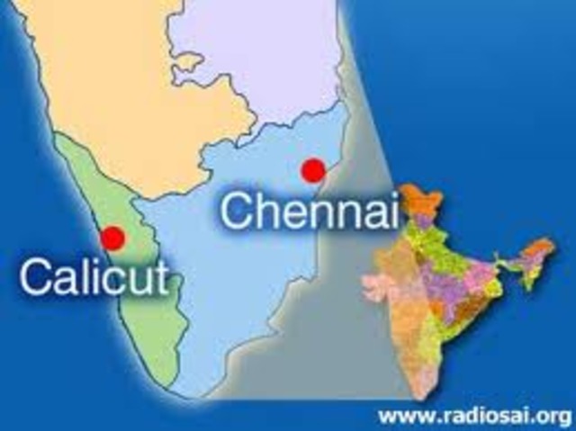 Vasco da Gama reaches the port of Calicut on the Indian Ocean