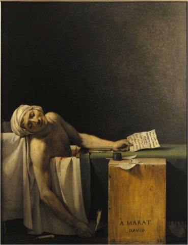 Death of Marat, Jacques-Louis David