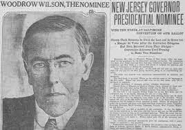 The Election of President Woodrow Wilson