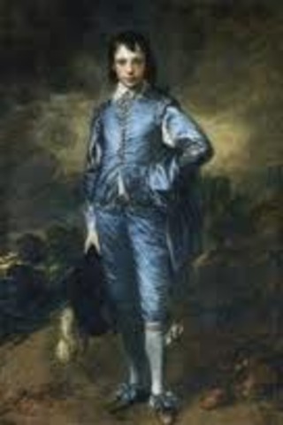 Gainsborough paints The Blue Boy