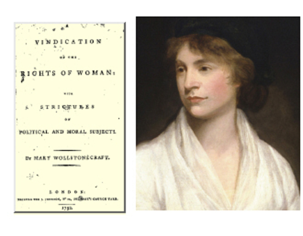A Vindication of the Rights of Women by Mary Wollstonecraft published