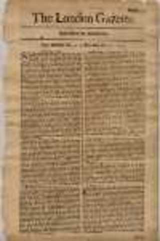 Publication of the first journal