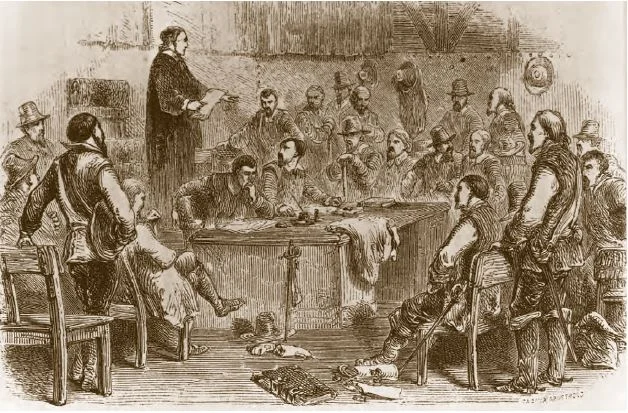La primera asamblea representativa de Estados Unidos se reunió en Jamestown