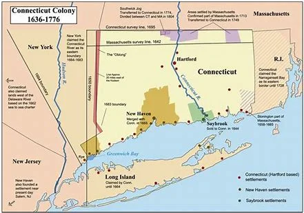 La provincia de Connecticut fue fundada