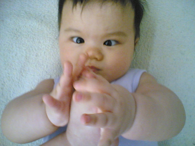 My discovery of my toes