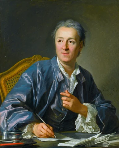 Diderot + d'Alambert started publishing the Enciclopedia