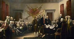 The declaration of Independence