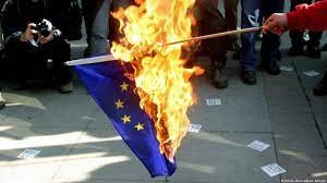 EU ellenes tüntetés