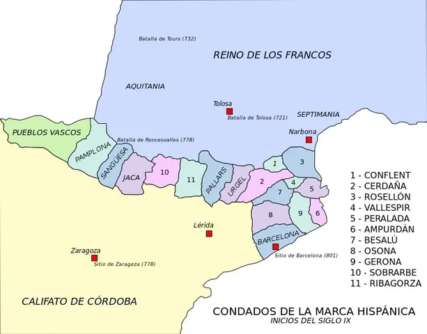 Núcleo de resistencia cristiana aragonés (s. IX y s. X)