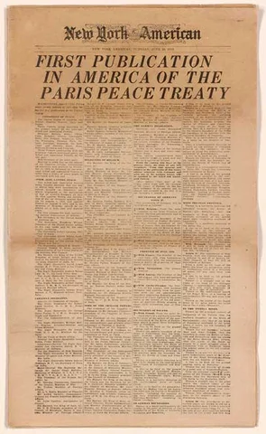 United States Sign Peace Treaty
